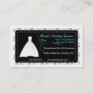 Cartão de visita de Seamstress/Boutique personaliz