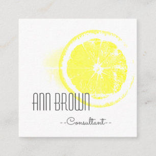 Cartão de visita de Sensação Orgânica Funky Orange