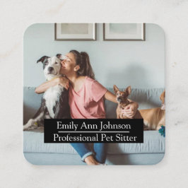 Cartão de visita de Separador de Pet Personalizáve