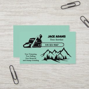 Cartão de visita de Serviço de Árvore de Jack Lumb