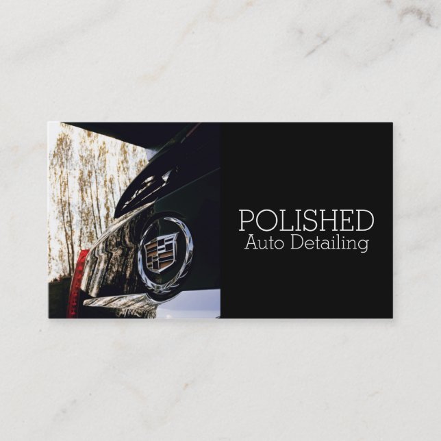 Cartão de visita de Serviço de Lava Automático de  (Frente)