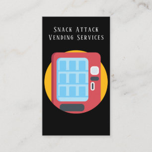 Cartão de visita de Serviço de Máquina de Venda