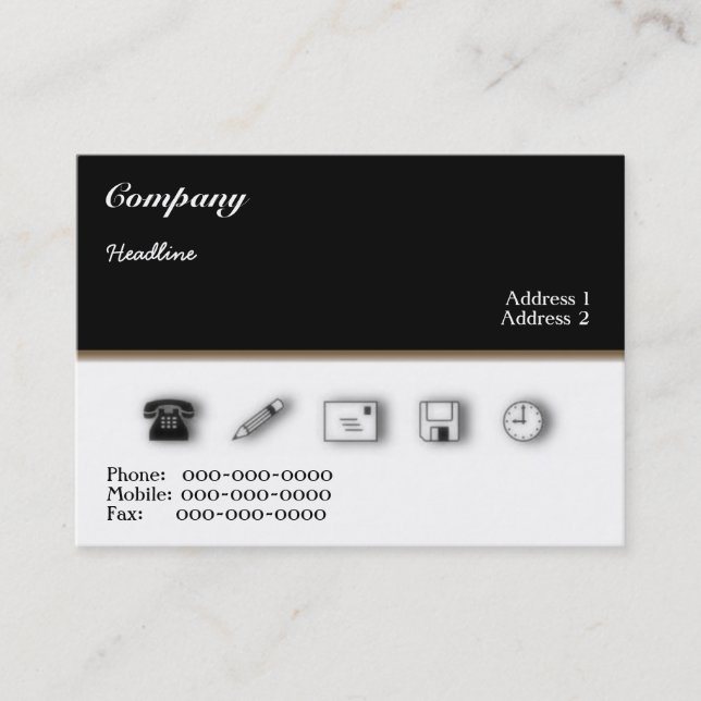 Cartão de visita de Serviço de Negócios (Frente)