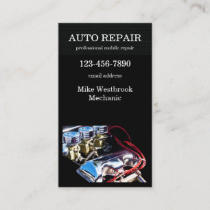Cartão de Visita de Serviço de Reparo Automotivo L