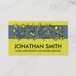 Cartão de visita de serviços para o Handyman de ap