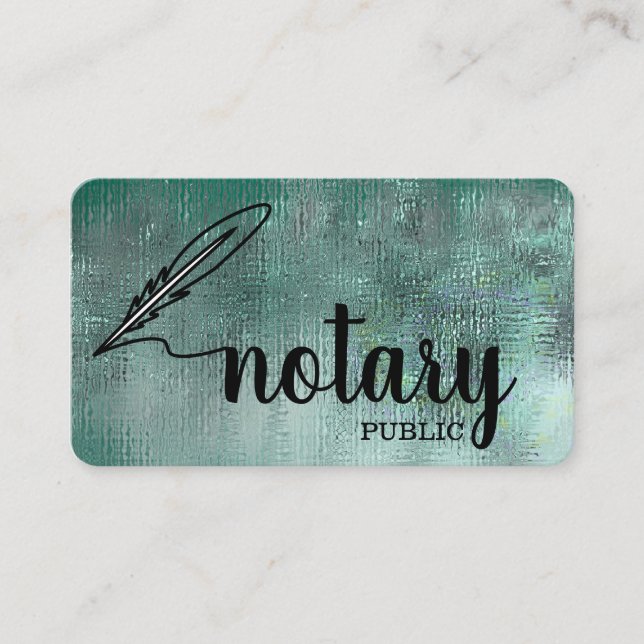 Cartão de visita de Simples Script Elegante Públic (Frente)
