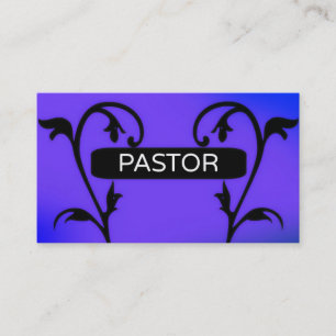 Cartão de visita de Sinal Puro do Pastor