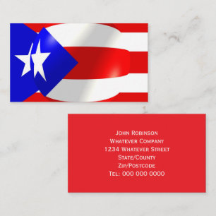 Cartão de visita de Sinalizador Porto Rico