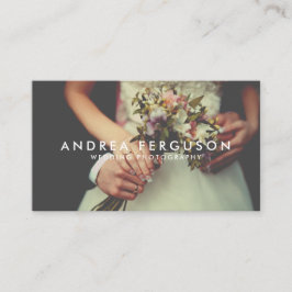 Cartão de visita de Sobreposição de Fotógrafo do E