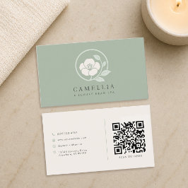 Cartão de Visita de Spa de Luxo com Logo Pronto pa