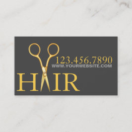 Cartão de visita de Stylist de Salão Moderno