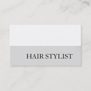Cartão de visita de Stylist para o cabelo moderno