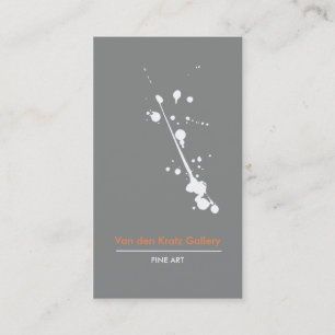 Cartão de visita de Tabulação de Pintura Moderna