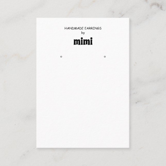 Cartão de visita de tela de visualização simples (Frente)