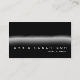 Cartão de visita de Tendência da Cinza Preta do Pl