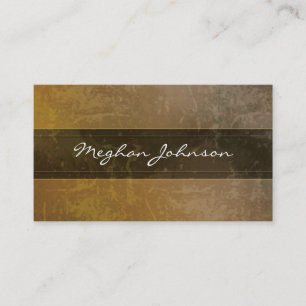 Cartão de visita de Tendência Grunge Marble Sepi