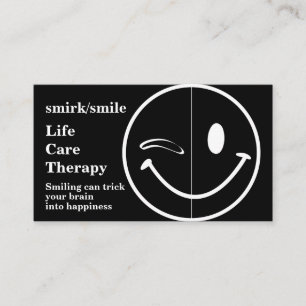 Cartão de visita de terapia