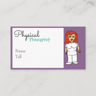Cartão de visita de terapia física