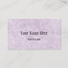 Cartão de visita de Textura Cracking Purple Person