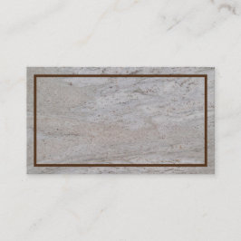 Cartão de visita de textura de mármore branco