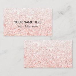Cartão de visita de Textura Personalizada