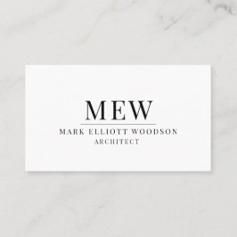 Cartão de visita de Tipografia de Arquitetura Simp