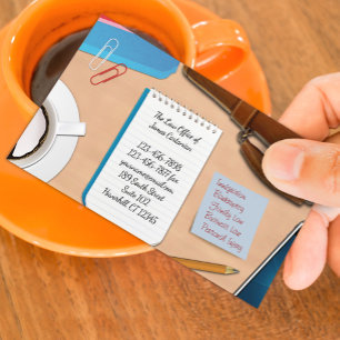 Cartão de visita de Trabalho de Direito/Escritório