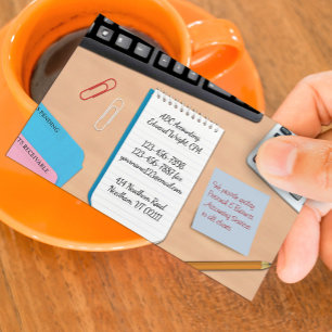 Cartão de visita de Trabalho do Office de Contabil