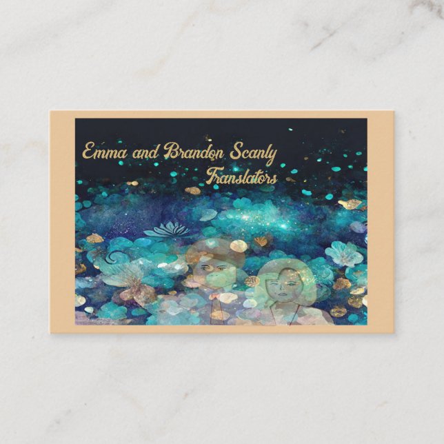 Cartão de visita de tradutor (Frente)