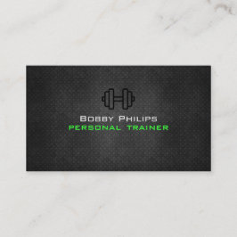 Cartão de visita de treinador pessoal