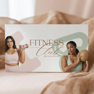 Cartão de Visita de Treinador Pessoal de Fitness M