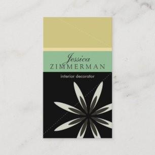 Cartão de visita de Trendy Bliss Oasis