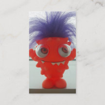 cartão de visita de trolly