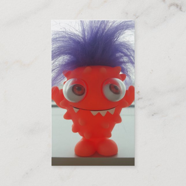 cartão de visita de trolly (Verso)