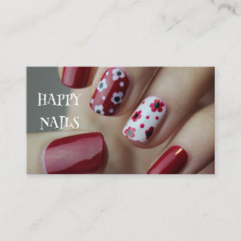 CARTÃO DE VISITA DE UNHAS FELIZES