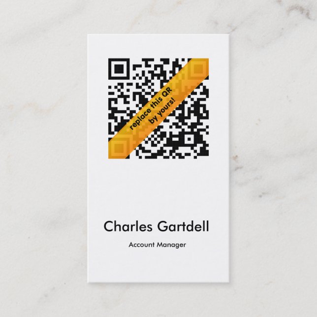 cartão de visita de uQR.me (Frente)