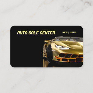 Cartão de visita de vendas automáticas e serviço
