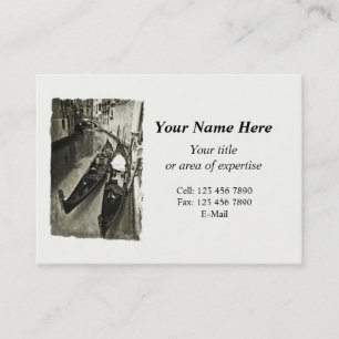 Cartão de visita de Veneza com calendário de 201