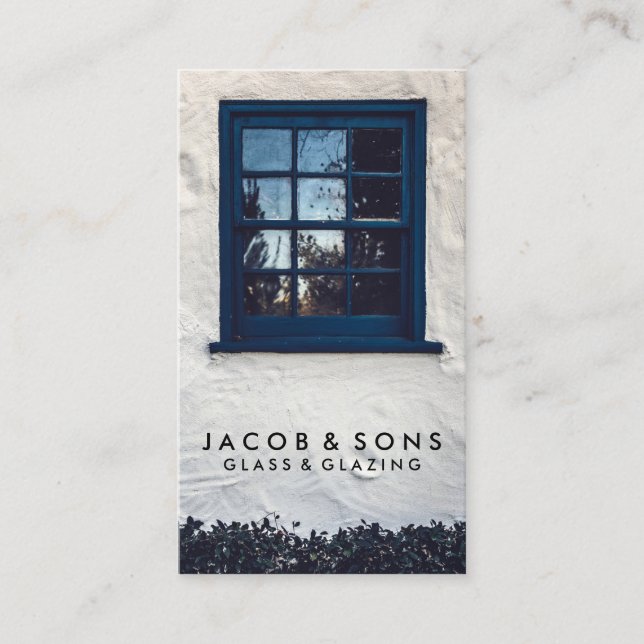 Cartão de visita de vidro de vidro de vidros (Frente)