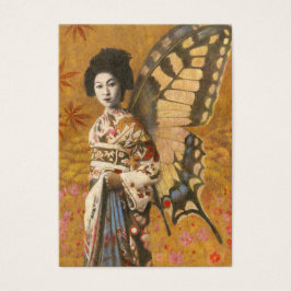 Cartão de visita de Vintage Winged Geisha ACEO