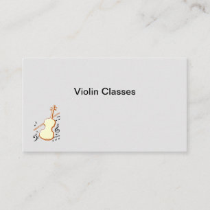 Cartão de Visita de Violinista