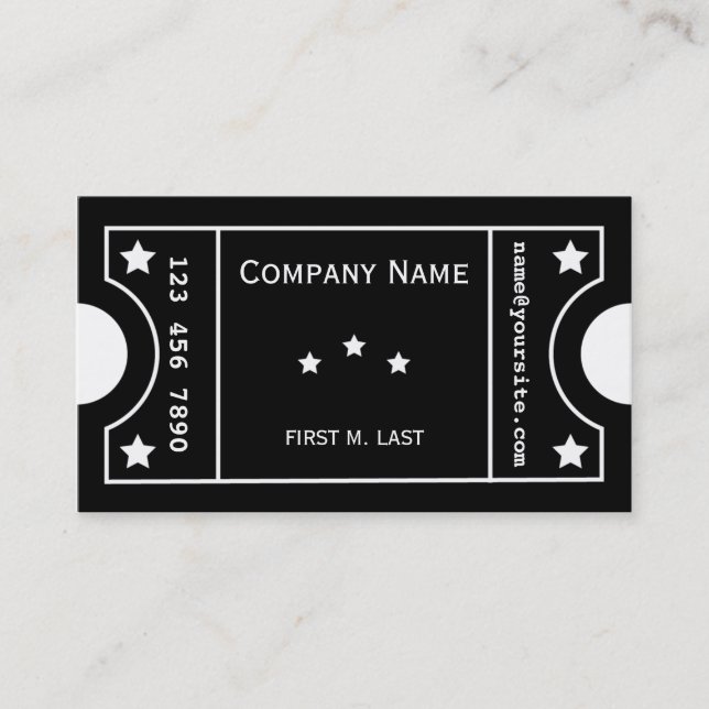 Cartão De Visita Dean (Frente)