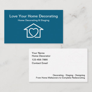 Cartão De Visita Decoração de Interiores e Staging de Imóveis