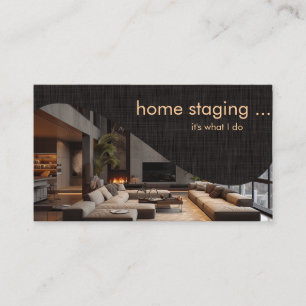 Cartão De Visita Decoração de Interiores Moderna e Chic