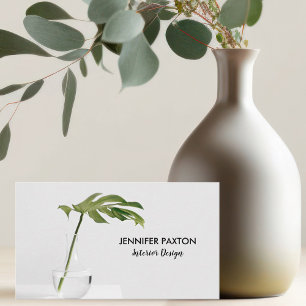 Cartão De Visita Decorador Doméstico de Design Moderno e Simples