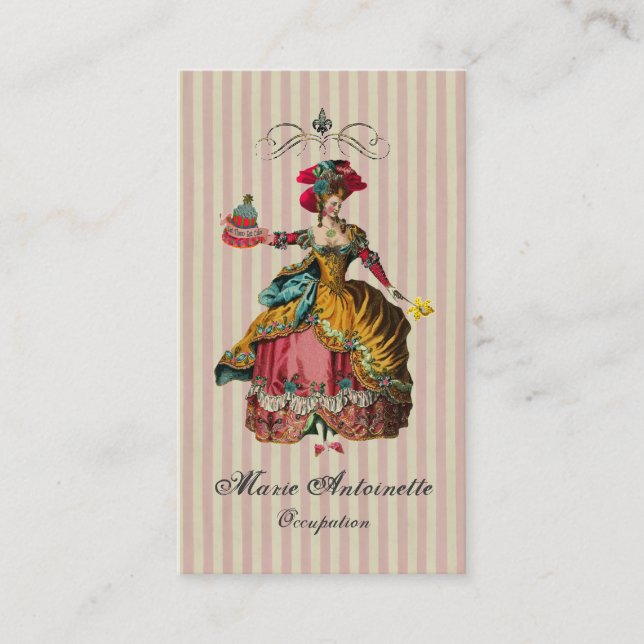 Cartão De Visita Deixe-nos comer o bolo (mais opções) - (Frente)