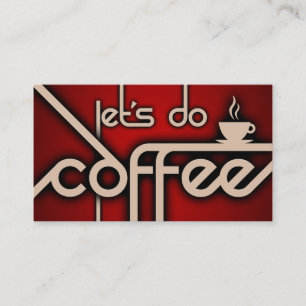 Cartão De Visita deixe-nos fazer o café!