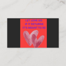 DEIXE O AMOR IR SE ELE VOLTAR É PARA SER
