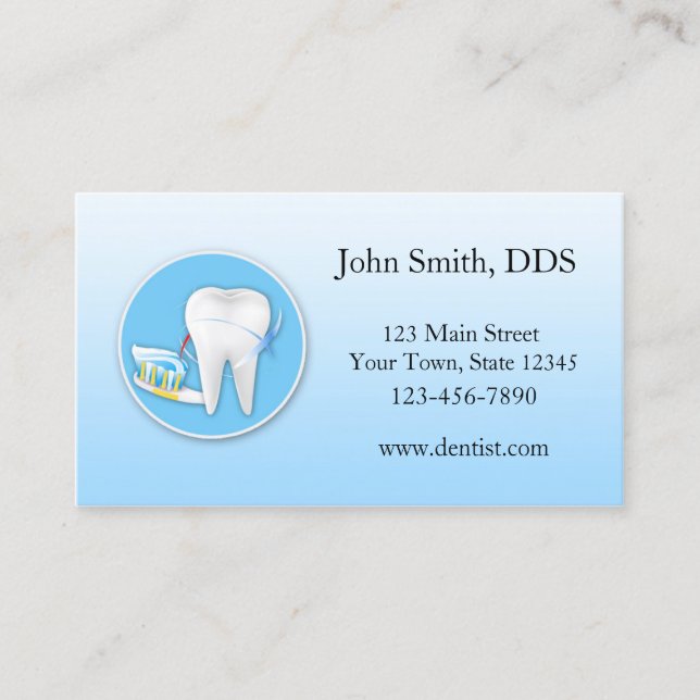 Cartão de visita dental (Frente)