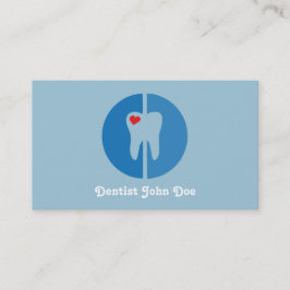 Cartão de visita dental do dente do escritório do